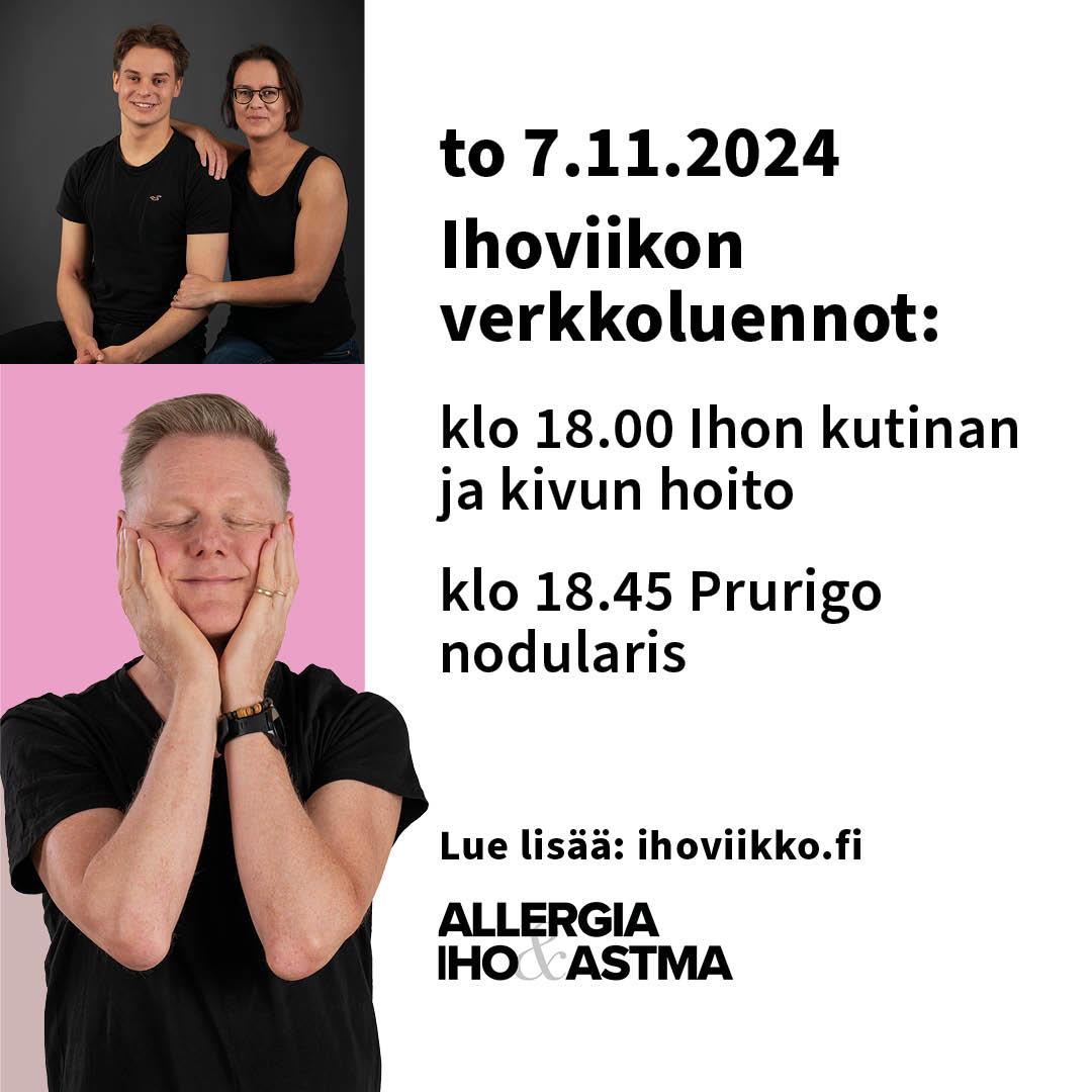 Kuvituskuvana verkkoluennon mainos.