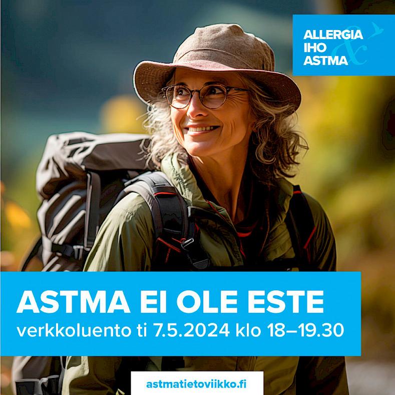 Kuvituskuvana verkkoluennon mainos.