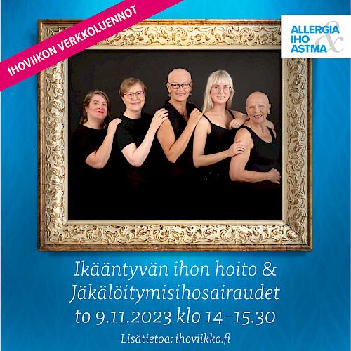 Kuvituskuvana verkkoluennon mainos.