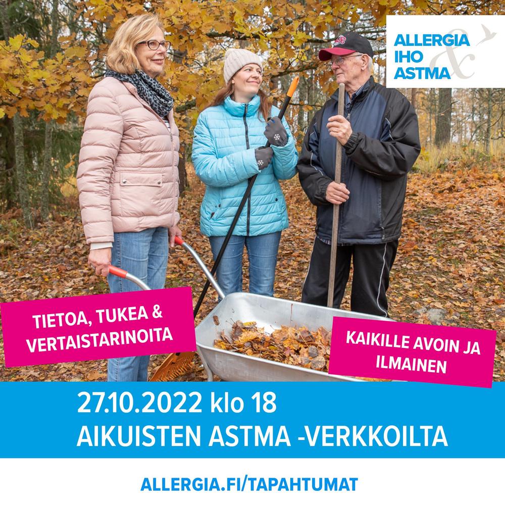 Kuvituskuvana verkkoluennon mainos.