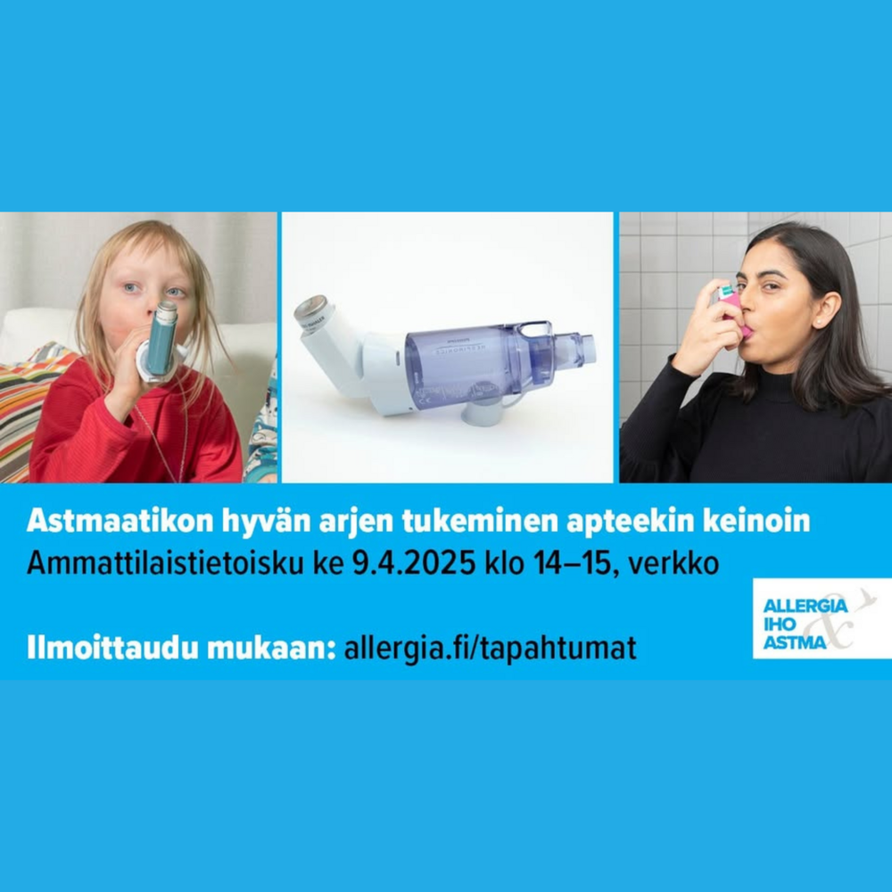 Kuvituskuvana verkkoluennon mainos.