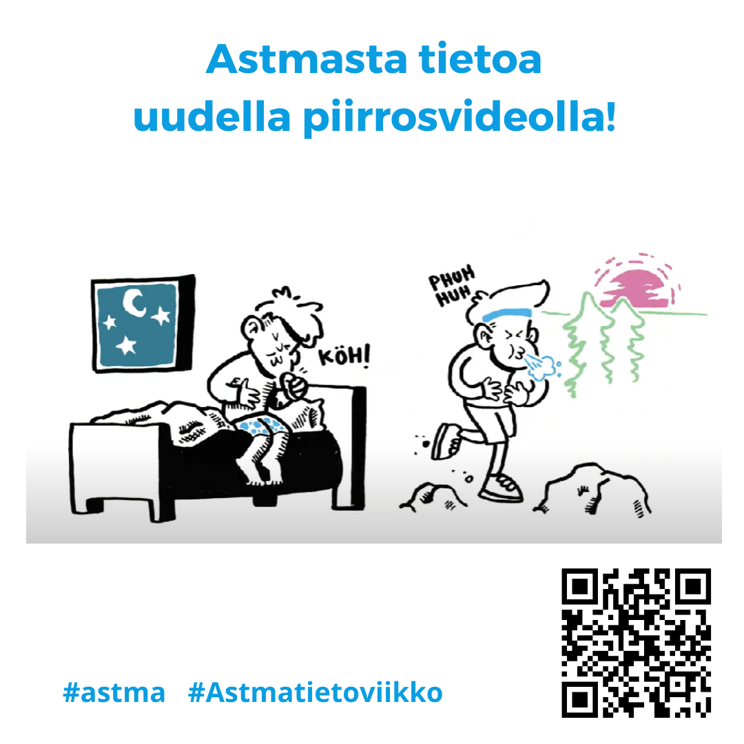 Kuvituskuvana piirrosvideon mainos.