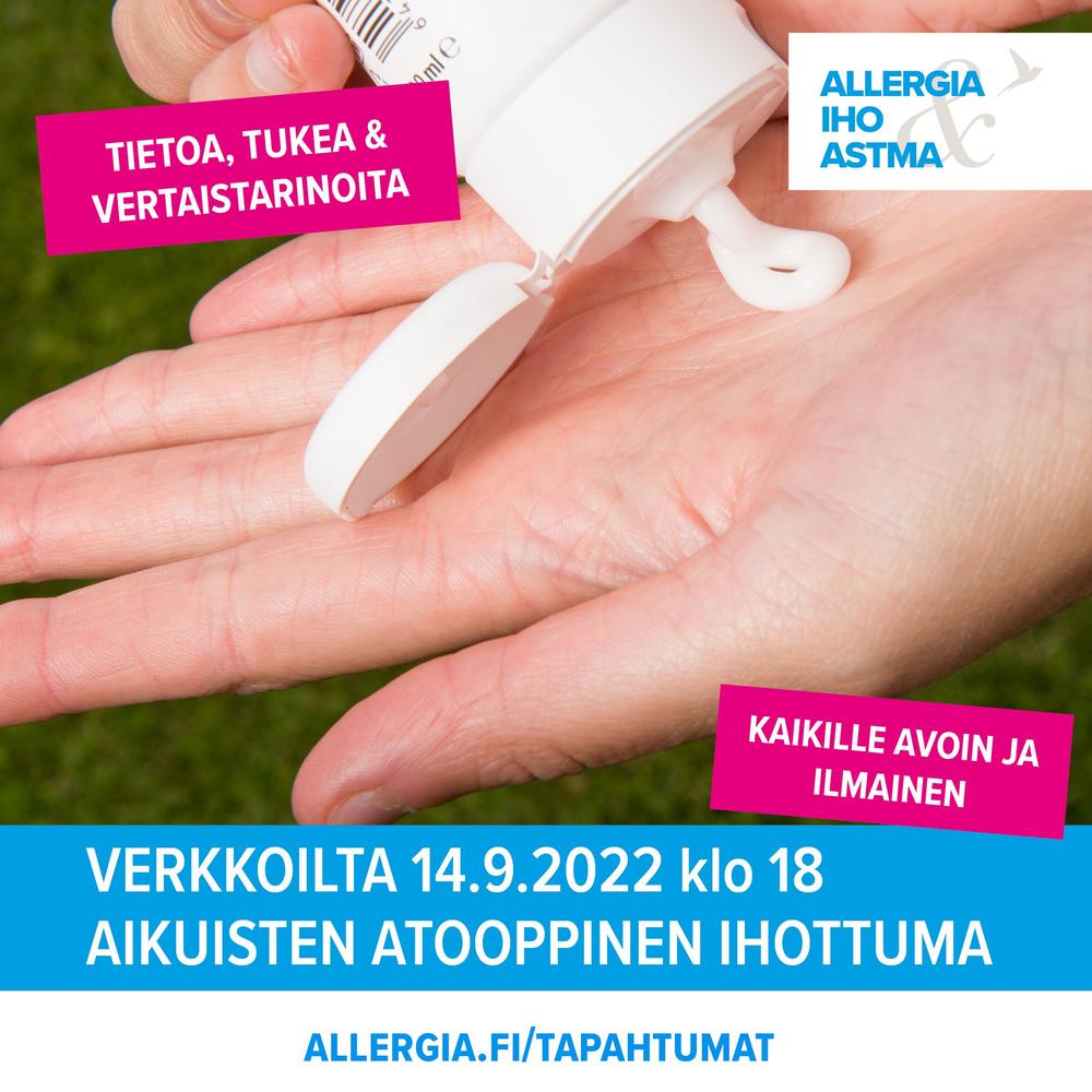 Kuvituskuvana verkkoluennon mainos.