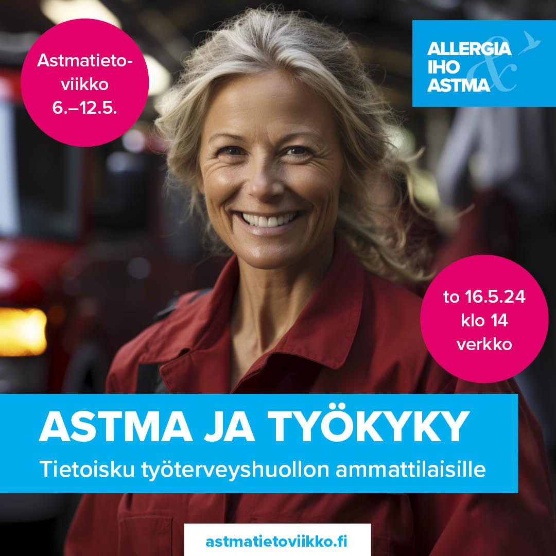 Kuvituskuvana verkkoluennon mainos.