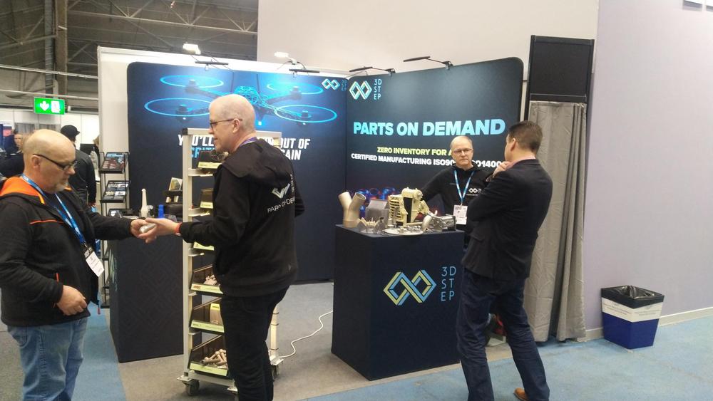 3Dstep Konepaja 2026 messuilla