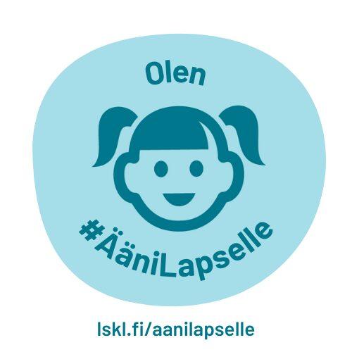 Logo Ääni lapselle LSKL (linkki)