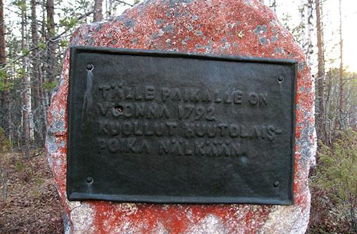 Huutolaispoika muistomerkki